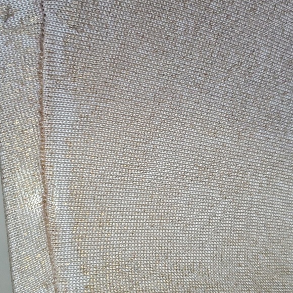 Black Label by Chicos gold short sleeve blouse size 3 (XL/16) - Picture 12 of 14